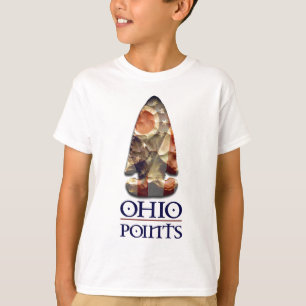 E-Notch ontwerp van de Thebes-pijlpunt T-shirt