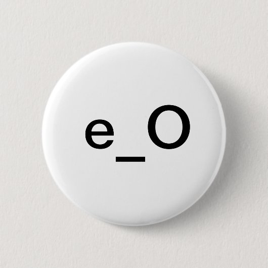 e_O Ronde Button 5,7 Cm (Voorkant)