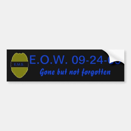 E.O.W. Bumpersticker voor LEO (Voorkant)