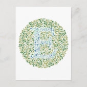 "E" Oogtest — Letter Briefkaart (Voorkant)