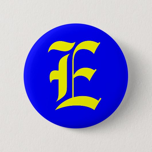 E - OUD ENGELS RONDE BUTTON 5,7 CM (Voorkant)