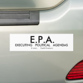 E.P.A. BUMPERSTICKER (Op auto)