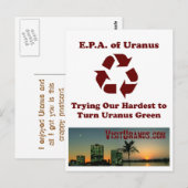 E.P.A. van Uranus Briefkaart (Voorkant / Achterkant)