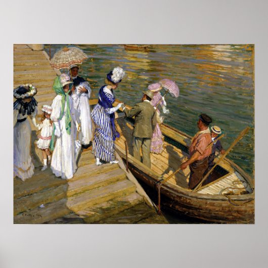 E. Phillips Fox The Ferry Poster (Voorkant)