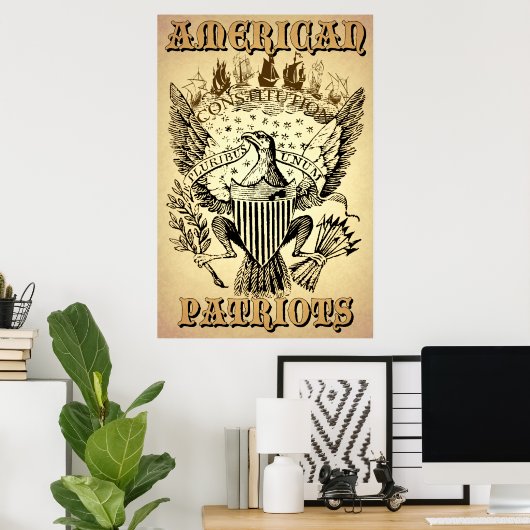 E Pluribus Unum 2 Poster (Thuiskantoor)
