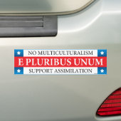 E Pluribus Unum Bumpersticker (Op auto)