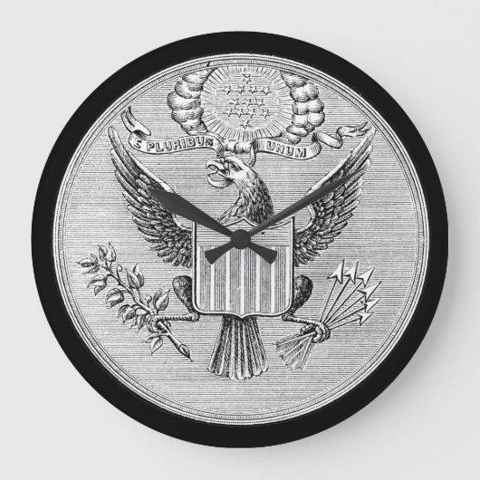 E Pluribus Unum Clock Grote Klok (Voorkant)