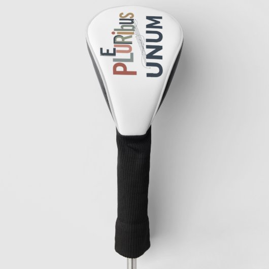 E Pluribus Unum - Ontwerp voor Eenheid Golfheadcover (Voorkant)