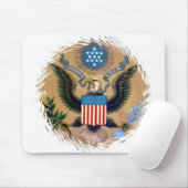 E Pluribus Unum Patriotic United States of America Muismat (Met muis)
