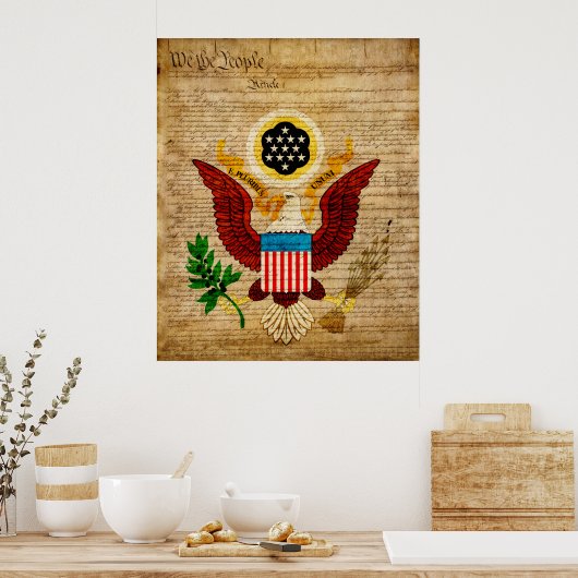E Pluribus Unum Poster (Keuken)