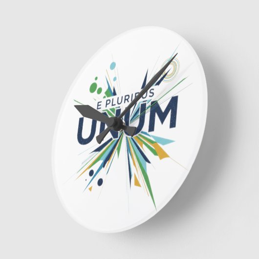 E Pluribus Unum Ronde Klok (Hoek)