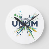 E Pluribus Unum Ronde Klok (Voorkant)