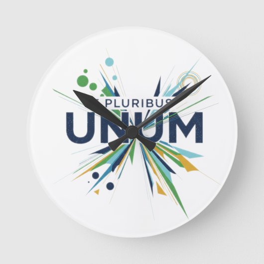 E Pluribus Unum Ronde Klok (Voorkant)