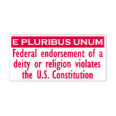 E PLURIBUS UNUM Stempel - Rood/XL (Design)