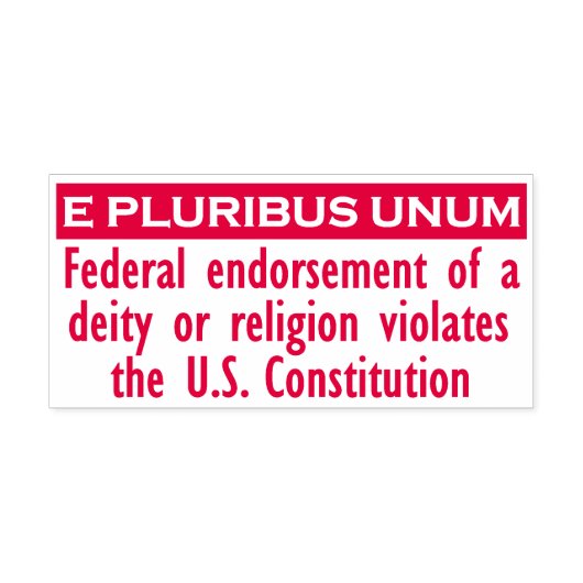 E PLURIBUS UNUM Stempel - Rood/XL (Design)
