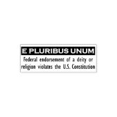 E PLURIBUS UNUM Stempel - Zwart/Klein (Design)