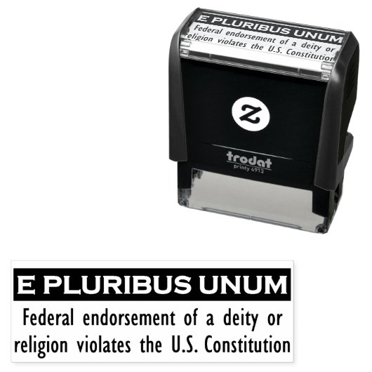 E PLURIBUS UNUM Stempel - Zwart/Medium (In situ)