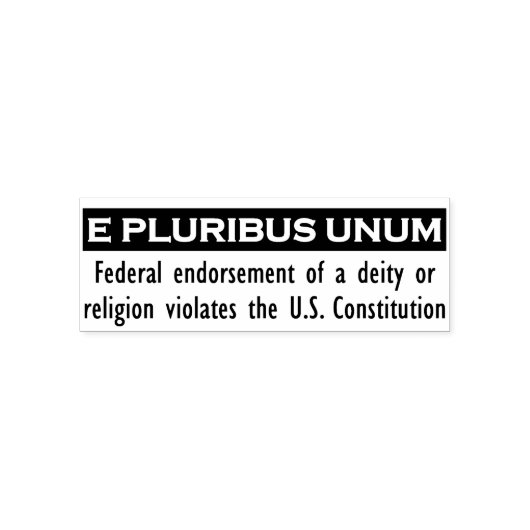 E PLURIBUS UNUM Stempel - Zwart/Medium (Design)