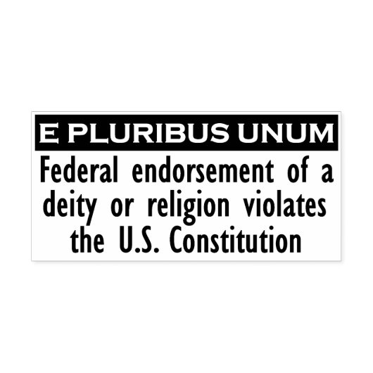 E PLURIBUS UNUM Stempel - Zwart/XL (Design)