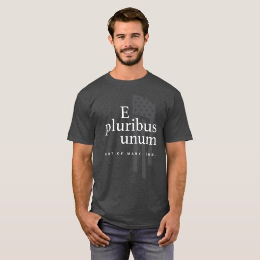 E Pluribus Unum T-shirt (Voorkant volledig)