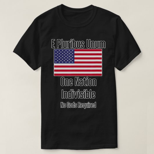 E Pluribus Unum T-shirt (Design voorkant)