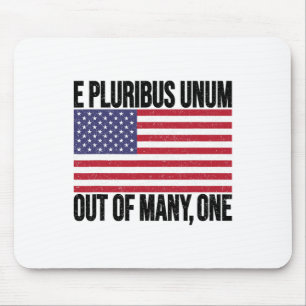 E Pluribus Unum Vlag Voor Vrouwen Mannen  Muismat