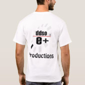 E+ Producties Mannen Shirt (Achterkant)