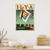 E Race 2008-afdrukken van 'oud' Poster (Keuken)