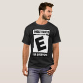 E-rating Hands T-shirt (Voorkant volledig)