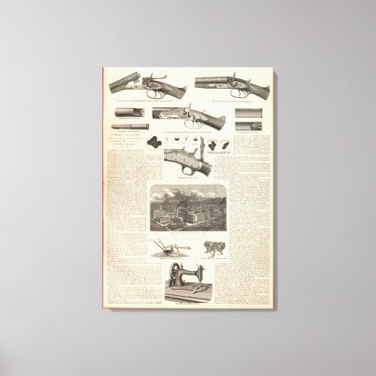 E Remington en Sons Canvas Afdruk (Voorkant)