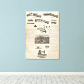 E Remington en Sons Canvas Afdruk (Insitu (Houten vloer))