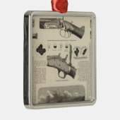 E Remington en Sons Metalen Ornament (Rechts)