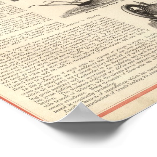 E Remington en Sons Poster (Hoek)