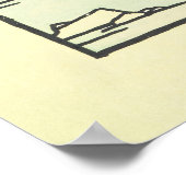 E. Richardson  Illustratie schattig meisje Poster (Hoek)