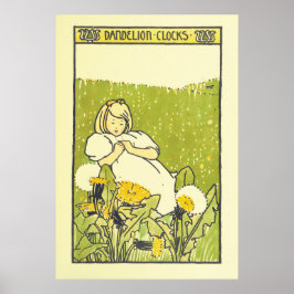 E. Richardson Vintage Poster schattig meisje