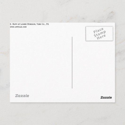 E Rupp van het stadsbestuur van de deelstaat Neder Briefkaart (Achterkant)