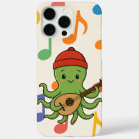 e: Schattigee groene octopus speelt Oud met rood P