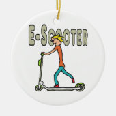 E-scooter Keramisch Ornament (Voorkant)
