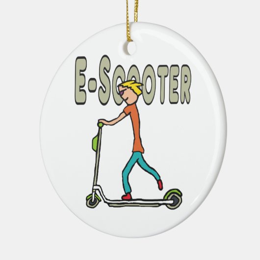 E-scooter Keramisch Ornament (Links)