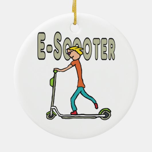 E-scooter Keramisch Ornament (Achterkant)