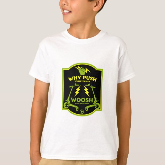 E-scooters T-shirt (Voorkant)