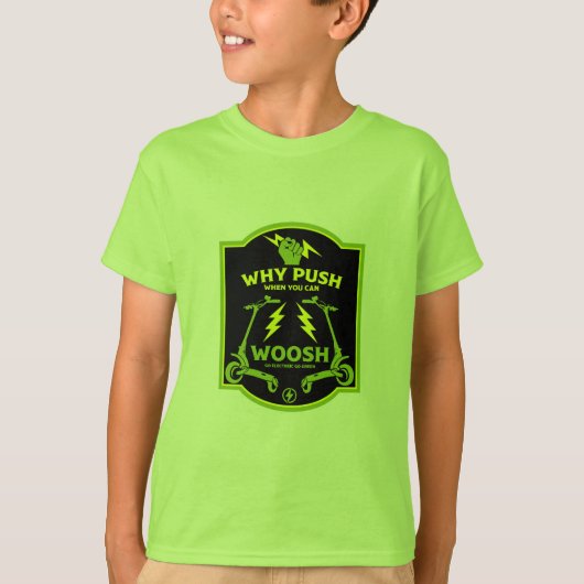 E-scooters T-shirt (Voorkant)