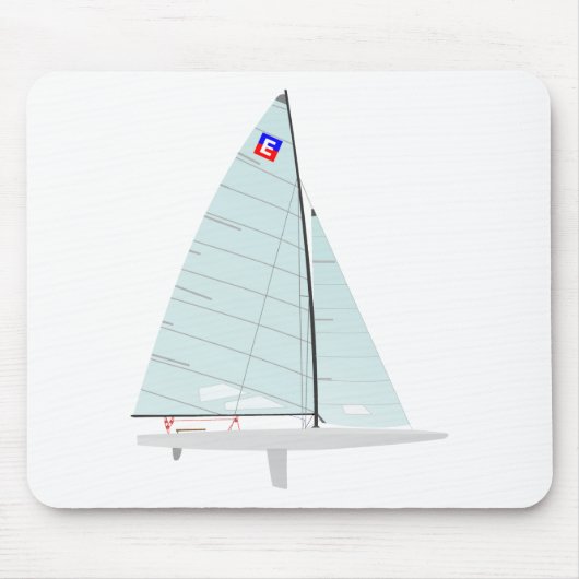 E-   scowRacing Sailboat onedesign Class Muismat (Voorkant)