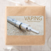 E-sigaret en vapen etiket (Insitu)