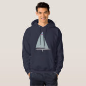 E Skoe One Design Racing Sailboat Hoodie (Voorkant volledig)