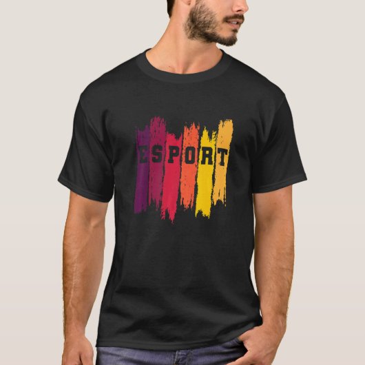 E Sportvideospelconsole T-shirt (Voorkant)