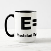 E staat gelijk aan F vlakke Mok (Links)