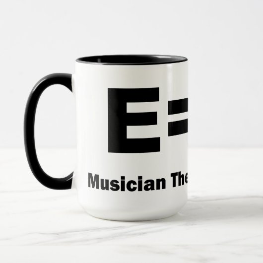 E staat gelijk aan F vlakke Mok (Links)