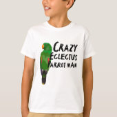 E staat voor Eclectus Parrot T-shirt (Voorkant)