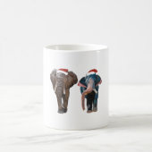 E staat voor Elephant Christmas Koffiemok (Center)